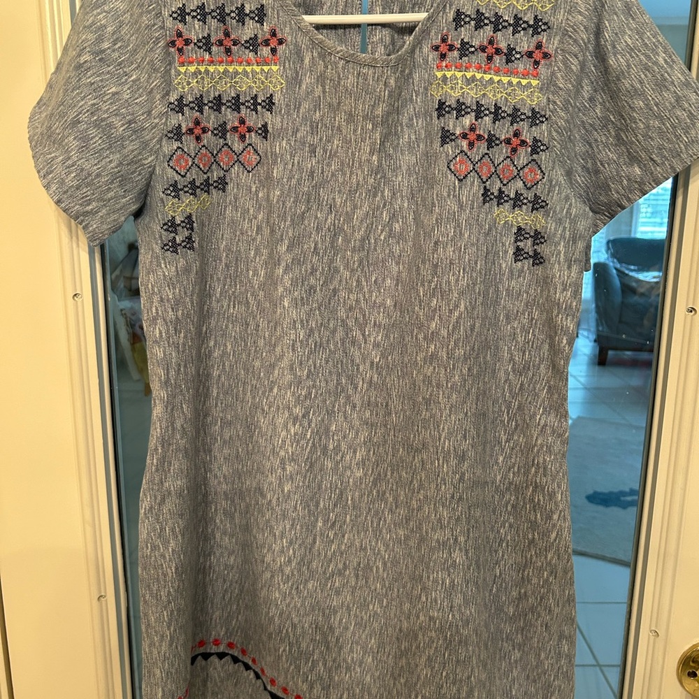 Umgee embroidered Blue Women's Tunic/Dress